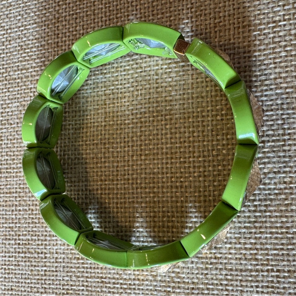 Plunder Lime Green Crystal Bracelet - Picture 5 of 5